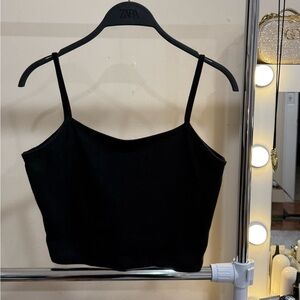 Wild Fable Black Cropped Tank M
